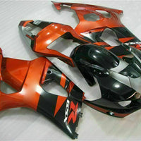 MS Injection Plastic Brown Black Fairing Fit for  2003-2004 GSXR 1000 r050