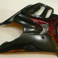 MSA Bodywork Red Flame Injection Fairing Fit for Honda 1997-1998 CBR600F3 u027