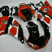 MSB Injection Kit Red Black Plastic Fairing Fit for Yamaha 1998-2002 YZF R6 j009