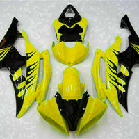 MSB Injection Mold  Yellow Plastic Fairing Fit for Yamaha 2008-2016  YZF R6 g012