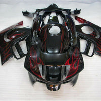MSA Red Flame Injection Fairing Set Fit for Honda 1997-1998 CBR600F3 u007