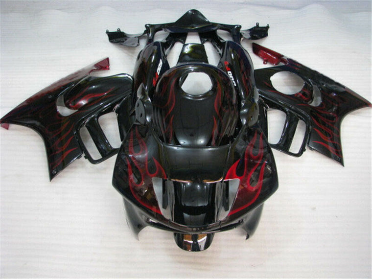 NT Fairing Fit for Honda 1997-1998 CBR600 F3 U007- Msa Red Flame 600f | ABS Injection