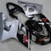 MSB Injection  Black Silver Fairing Fit for  2004 2005 GSXR 600 750 l040