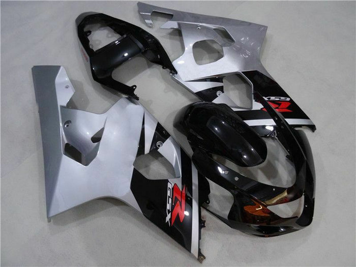 MSB Injection  Black Silver Fairing Fit for  2004 2005 GSXR 600 750 l040