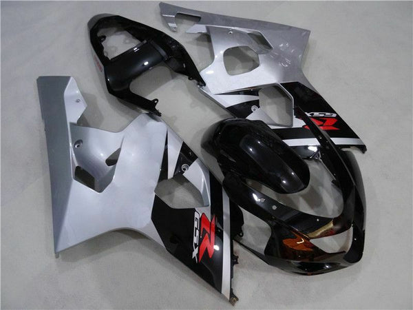 MSB Injection  Black Silver Fairing Fit for  2004 2005 GSXR 600 750 l040