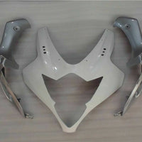 MS Injection Plastic White Silver Fairing Fit for  2005-2006 GSXR1000 n043