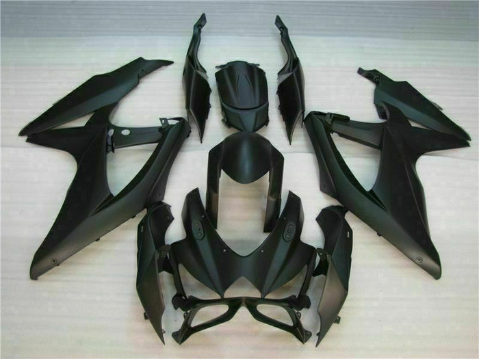 MSB Injection Black Plastic Fairing Fit for  2008-2010 GSXR 600 750 n045