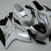 NT Injection Fairing Kit Fit for 2006 2007 GSXR 600 750 Silver White Black N039