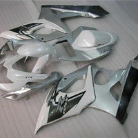 MS Injection Plastic White Silver Fairing Fit for  2005-2006 GSXR1000 n043