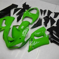 Fit for  Ninja 2005-2006 ZX6R 636 Green New Injection Fairing Kit l006-T