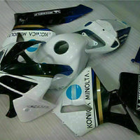 MSA Injection White Black Fairing Fit for Honda 2005-2006 CBR600RR Set u069