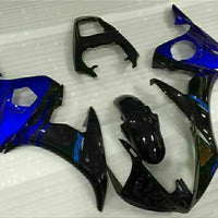MS Injection Set Blue Black Fairing Fit for Yamaha YZF 2003-2005 R6 & 06-09 R6S g049