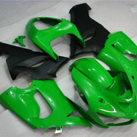 NT Green Matte Black Plastics Fairing Fit for 2005 2006 ZX6R 636 Injection e07A