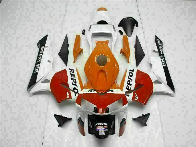 NT Fairing Fit for Honda 2003-2004 CBR600RR U075- Msa Orange White | ABS Injection
