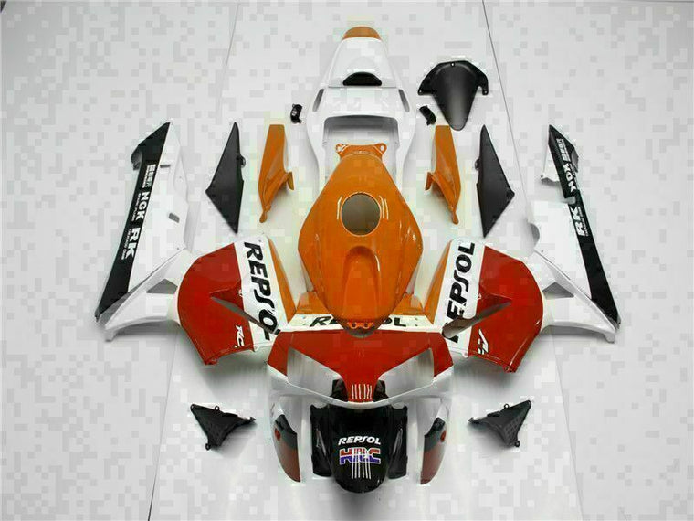 NT Fairing Fit for Honda 2003-2004 CBR600RR U075- Msa Orange White | ABS Injection