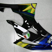 MS Injection Bodywork Blue Black ABS Fairing Fit for Yamaha 2008-2016 YZFR6 e066