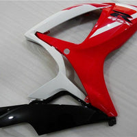 MSB Injection Red White Fairing Fit for  2006 2007 GSXR 600 750 l090