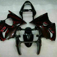 MS Fit for  2000-2002 ZX6R Plastic Green Black Injection Fairing ABS t001