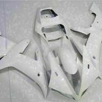 MSB Injection Mold Kit White ABS Fairing Fit for Yamaha 2002-2003 YZF R1 g023