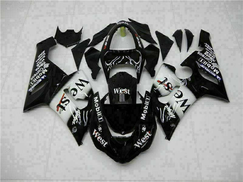 NT Fairing Fit for Kawasaki 2005-2006 ZX-6R T029- Black | ABS Injection
