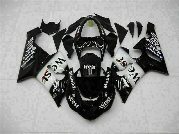 NT Fairing Fit for Kawasaki 2005-2006 ZX-6R T029- Black | ABS Injection