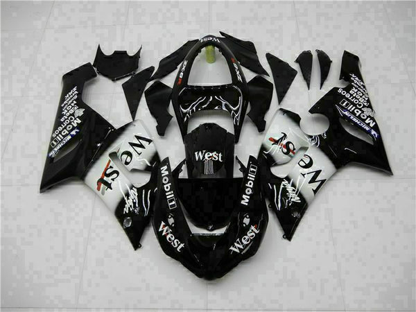 Fit for  Ninja 2005-2006 ZX6R 636 Black New Injection Fairing Kit t029-T