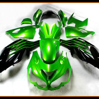 NT Black Green ABS Fairing Kit Fit for Injection ZX14R ZZR1400 2012-2024 e002A