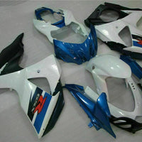 MS Injection Blue White Fairing ABS Kit Fit for  2009-2016 GSXR 1000 q028