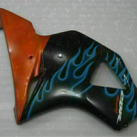 MS Injection Blue Flame Black Fairing Fit for Honda 2002 2003 CBR954RR ABS u013