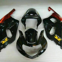 MSB Injection  Black Plastic Fairing Fit for  2001-2003 GSXR 600 750 m027