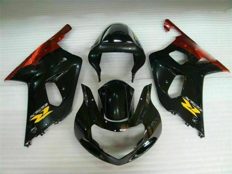NT Fairing Fit for Suzuki 2001-2003 GSXR600/750 M027- Msb Black | ABS Injection