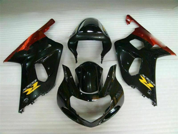 MSB Injection  Black Plastic Fairing Fit for  2001-2003 GSXR 600 750 m027