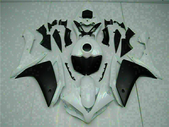 MSB Injection Kit White Plastic Fairing Fit for Yamaha 2007-2008 YZF R1 j030