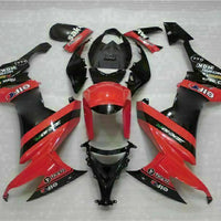 MSA Fit for  2008-2010 ZX10R ZX-10R ABS Red Black Injection Fairing t010-T