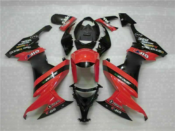 MSA Fit for  2008-2010 ZX10R ZX-10R ABS Red Black Injection Fairing t010-T
