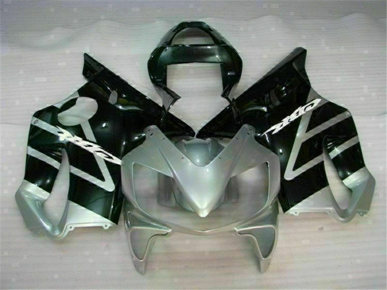 MS Injection Fairing Black Silver Set Fit for Honda 2001-2003 CBR600 F4I u036