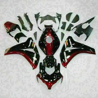 MS Injection Black Red Fairing ABS Set Fit for Honda 2008-2011 CBR1000RR u037
