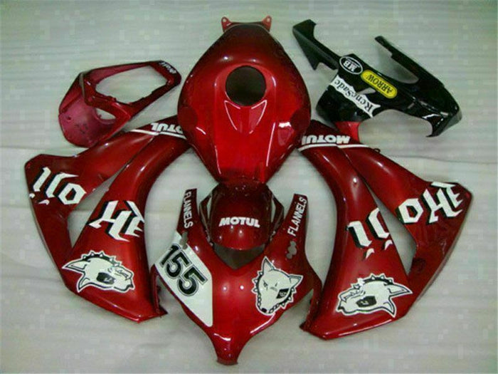 MS Injection Mold Red ABS Kit Fairing Fit for Honda 2008-2011 CBR1000RR u024