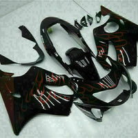 MS Red Flame Fairing Injection Fit for Honda 1999-2000 CBR600 F4 ABS Plastic u034