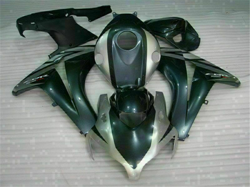NT Fairing Fit for Honda 2008-2011 CBR1000RR U029- Black Silver | ABS Injection
