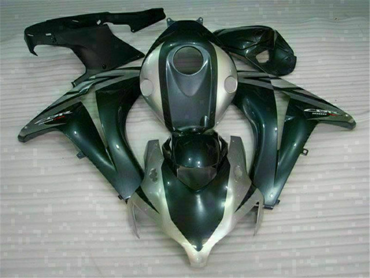 NT Fairing Fit for Honda 2008-2011 CBR1000RR U029- Black Silver | ABS Injection