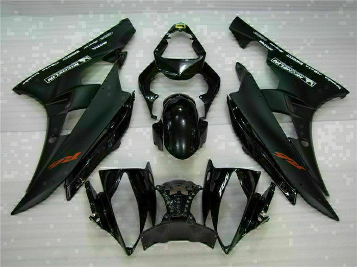 MS Injection Plastic Black Set Fairing Fit for Yamaha 2006-2007 YZF R6 g032