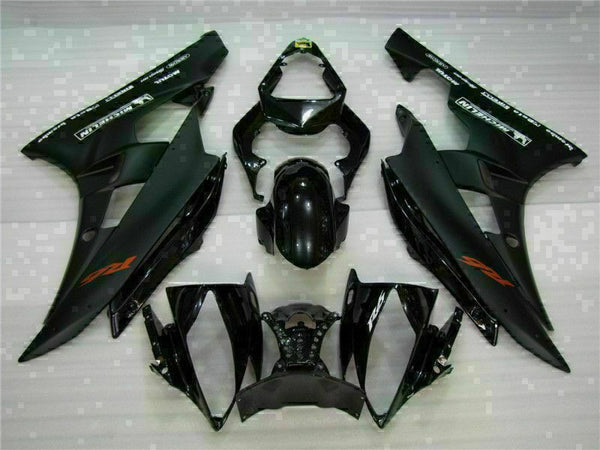 MS Injection Plastic Black Set Fairing Fit for Yamaha 2006-2007 YZF R6 g032
