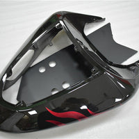 MSA Fit for  Ninja 2006-2007 ZX10R Red Flame Injection Fairing ABS a008