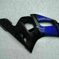 MS Injection Blue Black Plastic ABS Fairing Fit for Yamaha 1998-2002 YZF R6 g016