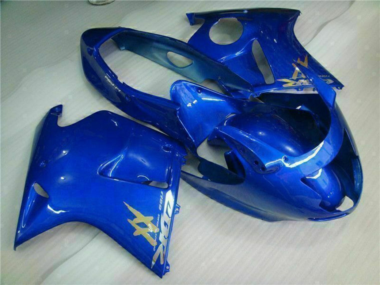 MS Injection Blue Fairing ABS Plastic Kit Fit for Honda 1996-2007 CBR1100XX u007