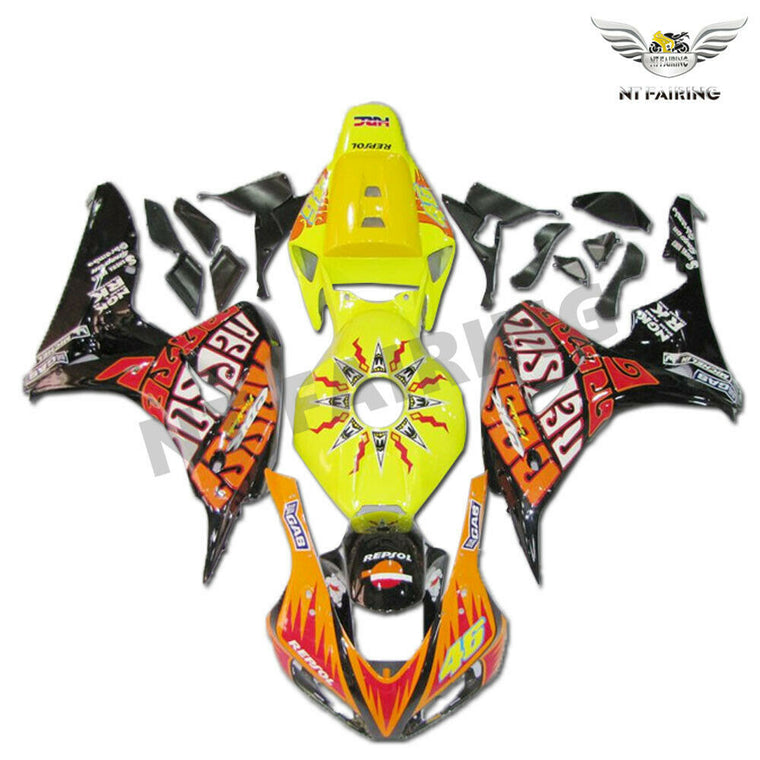 NT Fairing Fit for Honda 2006-2007 CBR1000RR T0112- Yellow Orange | ABS Injection