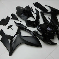 MSA Injection Mold Black Fairing Kit Fit for  2006 2007 GSXR 600 750 a004w
