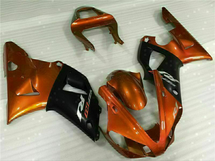 MSB Injection Mold Kit Orange ABS Fairing Fit for Yamaha 2000-2001 YZF R1 g020