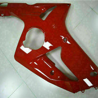 MSA Fit for  03-2004 ZX6R 636 Plastic Glossy Red Injection Fairing N012